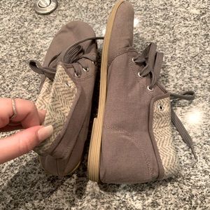 Grey Aldo Canvas Shoes
